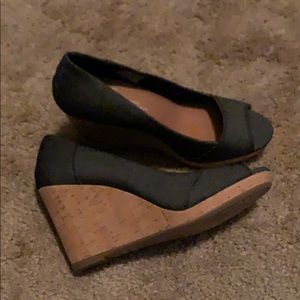 Denim Tom Wedges
